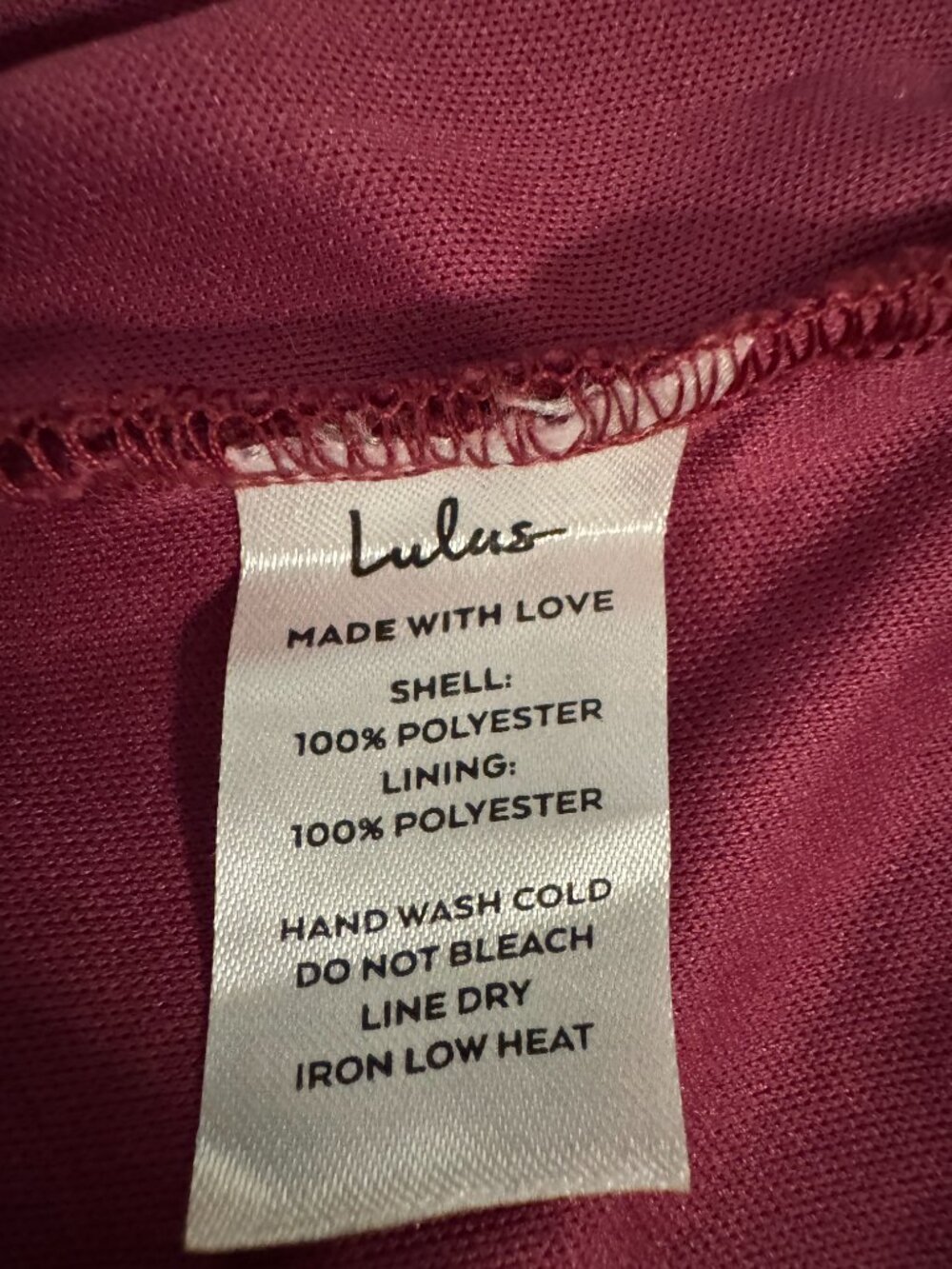 Lulus Love Poem Magenta Floral Lace Halter Mini Dress Size Large - Picture 5 of 8
